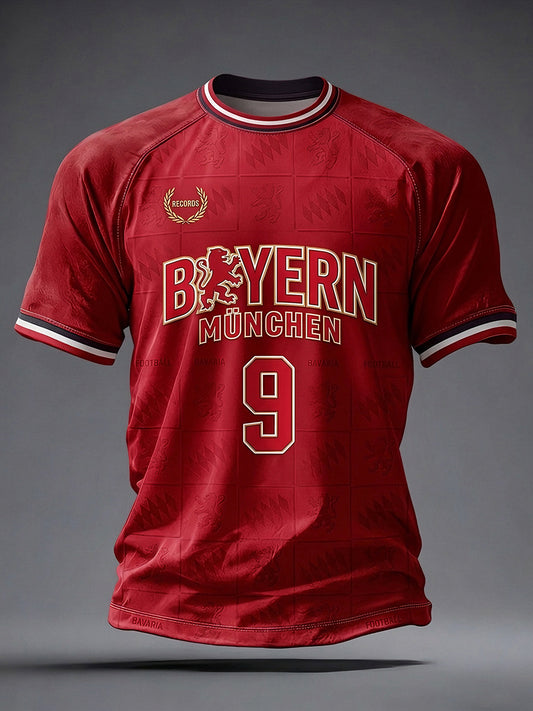 Herren-T-Shirt mit deutschem Fußballfan-Print