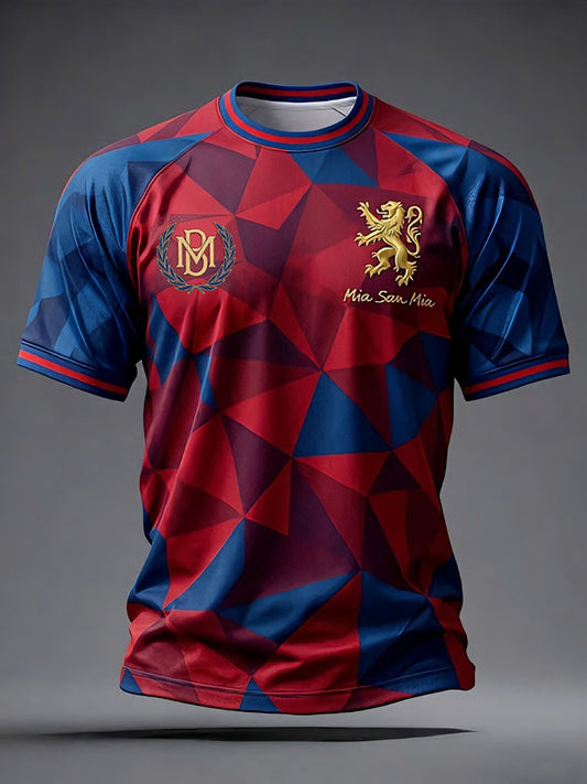 Herren-T-Shirt mit deutschem Fußballfan-Print