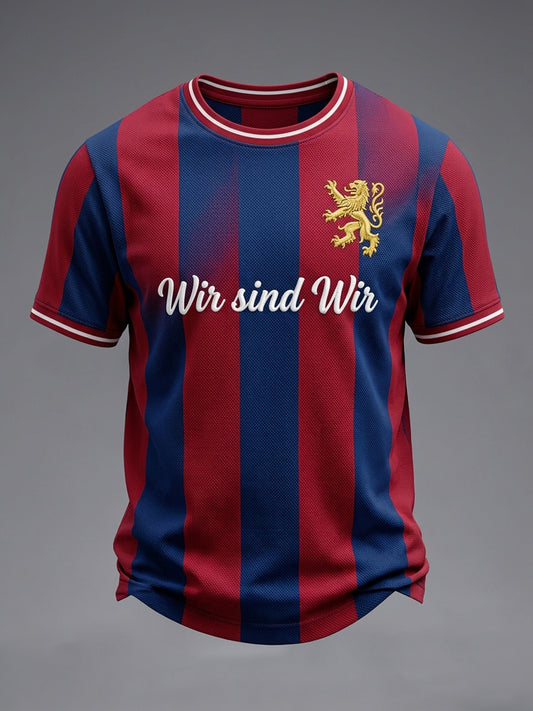Herren-T-Shirt mit deutschem Fußballfan-Print