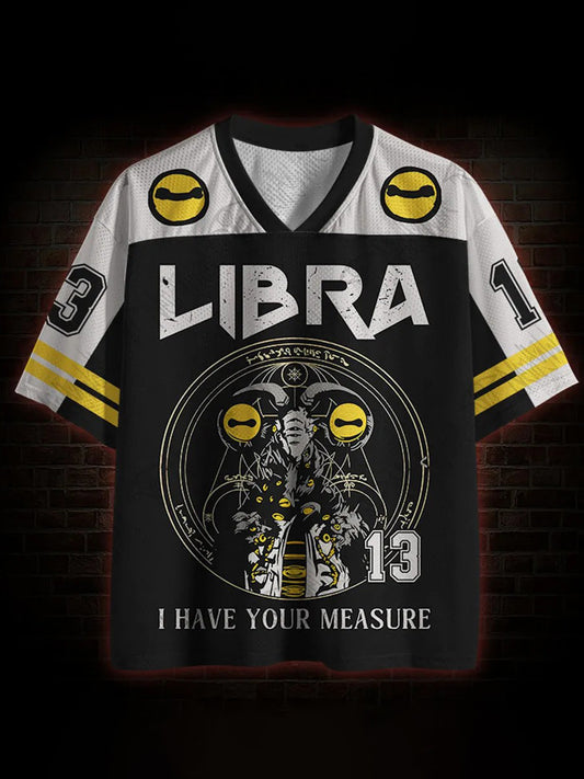 Herren-T-Shirt mit V-Ausschnitt und Aufdruck „I Have Your Measure“