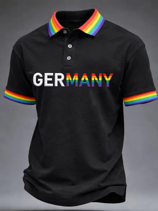 Herren-Hemd mit kurzen Ärmeln Pride Month