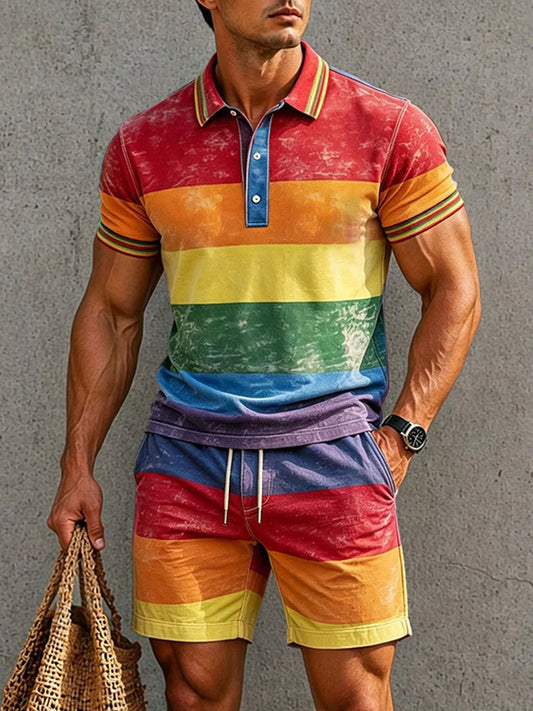Männer-Pride-Monat-Lässiges Set