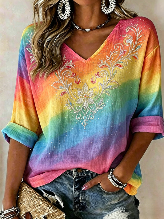 Frauen-Pride-Monat-Print Lässiges T-Shirt
