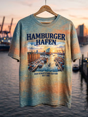 Männer Hamburger Hafen 2026 Geburttagsedition T-Shirt