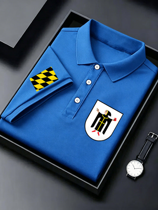 Herren-München-Shirt mit Aufdruck und kurzen Ärmeln