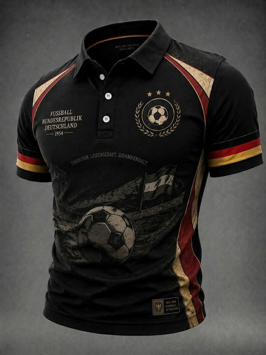 Herren-Fußballshirt mit Deutschland-Druck