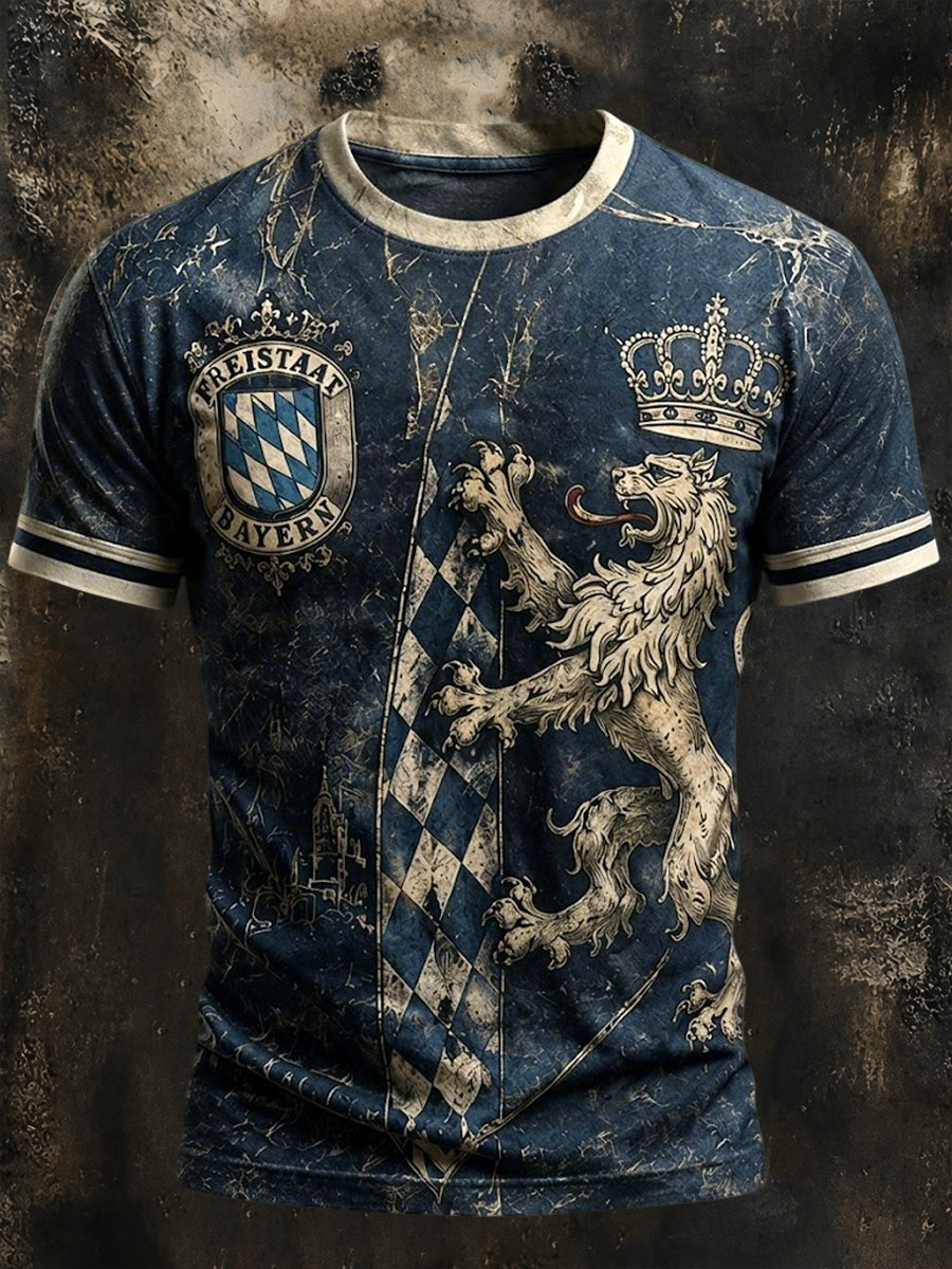 Herren-T-Shirt mit Bayern-München-Print