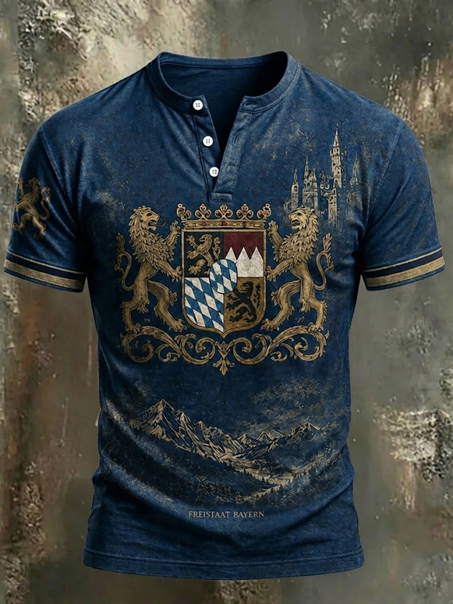 Herren-T-Shirt mit Bayern-München-Print