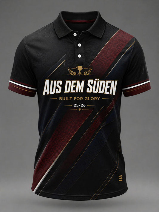 Herren-Fußballfan-Hemd mit Aufdruck, Deutschland