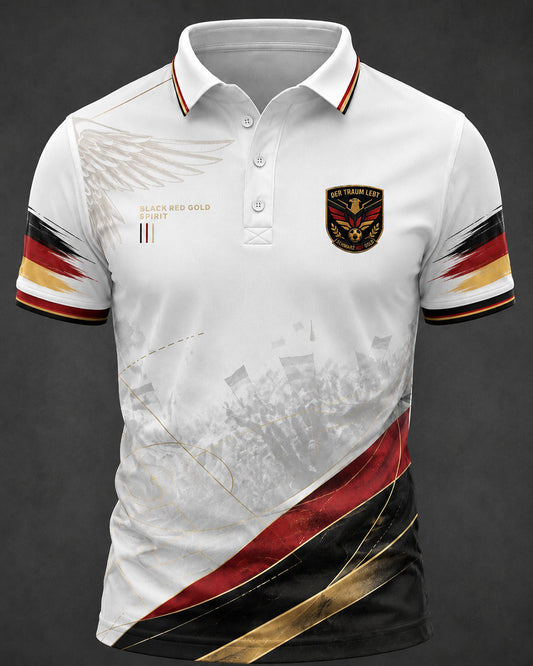 Herren-Fußballshirt mit Deutschland-Druck