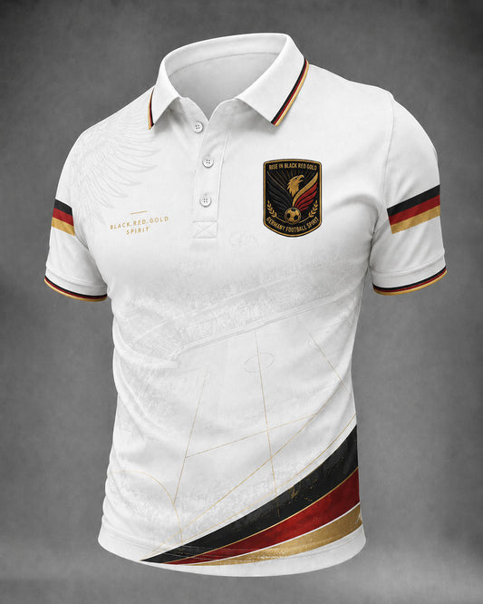 Herren-Fußballshirt mit Deutschland-Druck