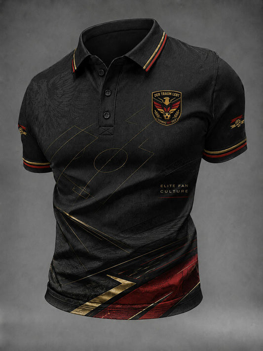 Herren-Fußballshirt mit Deutschland-Druck