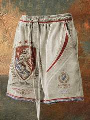Herren-Shorts mit deutschem bayerischem Glanzmuster