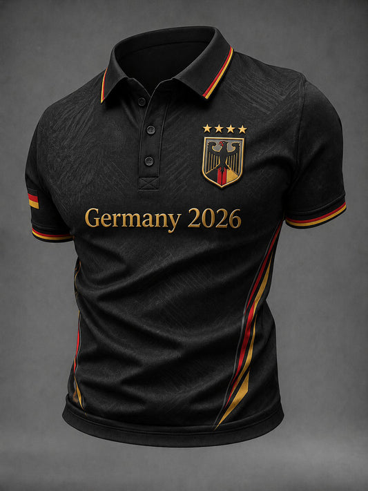 Herren-Fußballshirt mit Deutschland-Druck