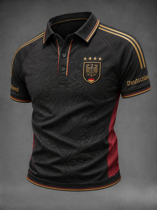 Herren-Fußballshirt mit Deutschland-Druck