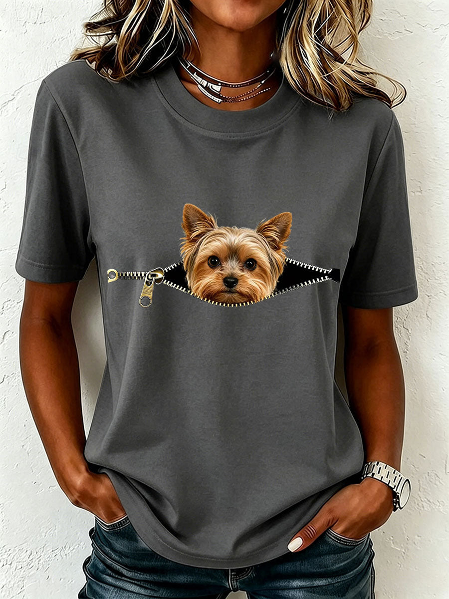 Schönes Yorkshire-Terrier-T-Shirt für Damen