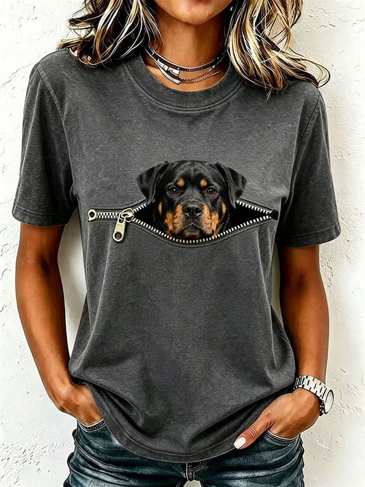 Schönes Rottweiler-T-Shirt für Damen