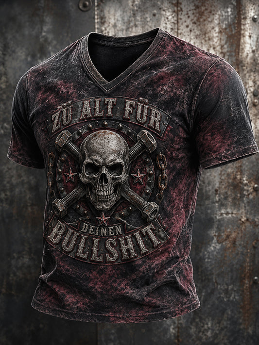 Herren-Ich-bin-zu-alt-für-diesen-Scheiß-Witz-T-Shirt