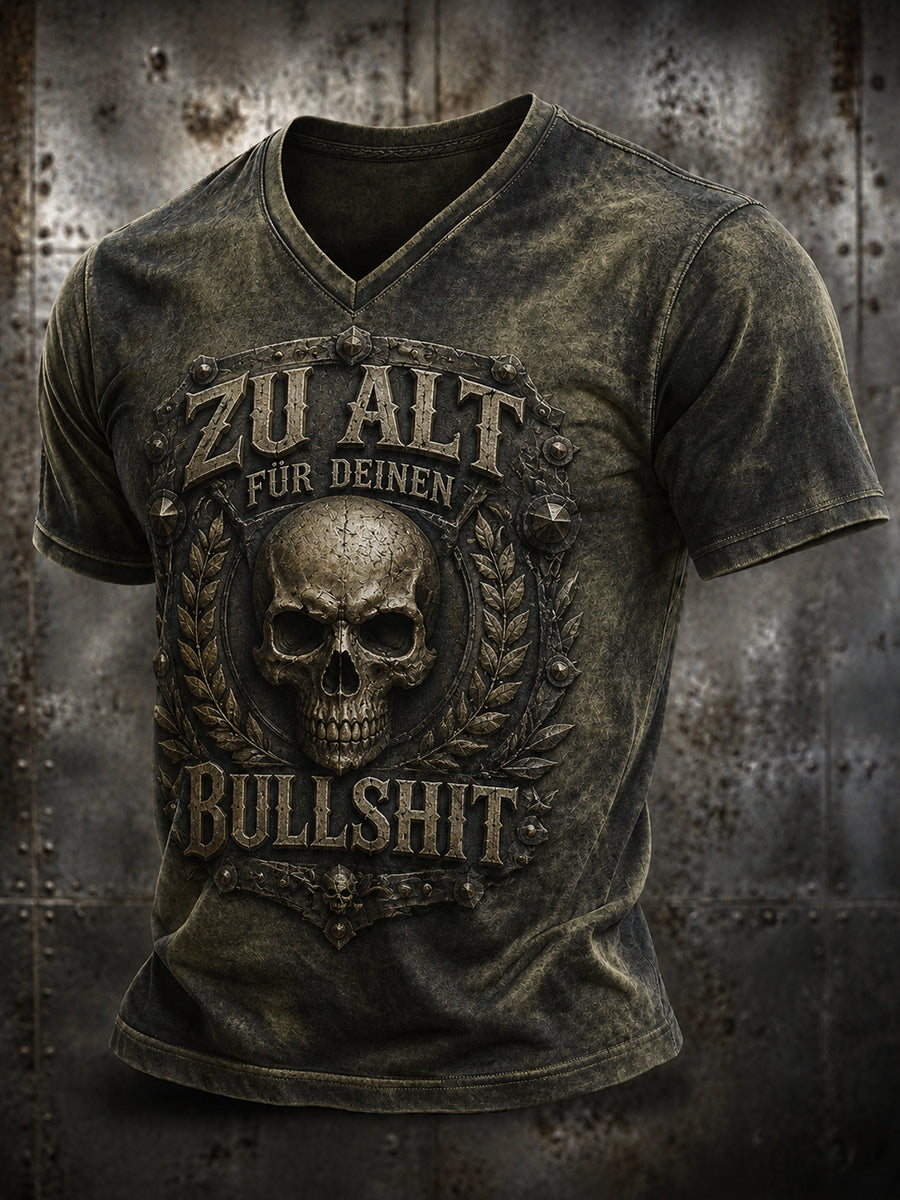 Herren-Ich-bin-zu-alt-für-diesen-Scheiß-Witz-T-Shirt