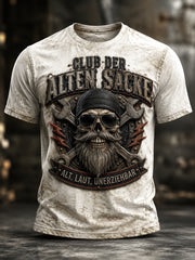Lustiges Freizeit-T-Shirt für Herren mit Slogan-Print