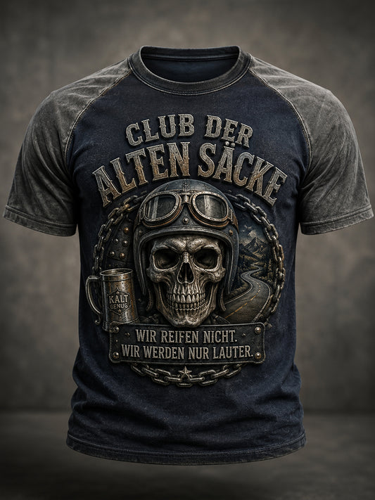 Lustiges Freizeit-T-Shirt für Herren mit Slogan-Print
