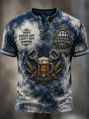 Herren-Oktoberfest-München-Lustiges T-Shirt mit Bierliebhaber-Slogan
