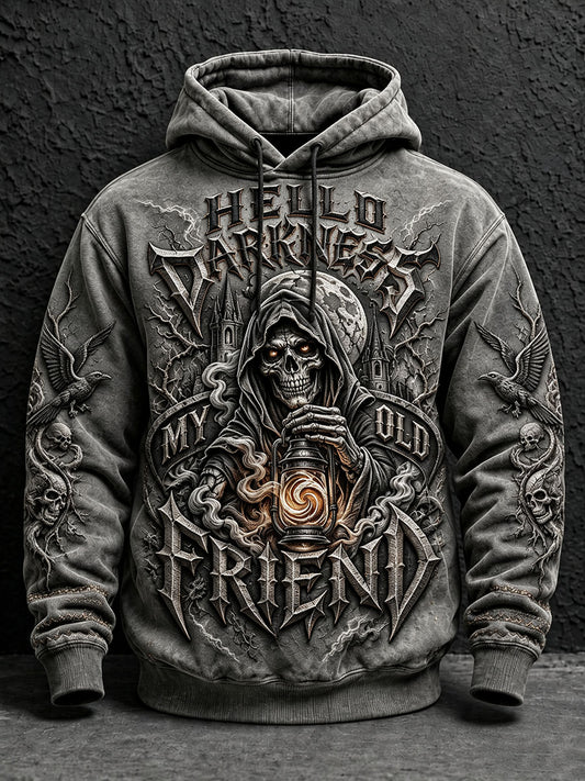 Übergroßes Herren-Halloween-Kapuzenpullover