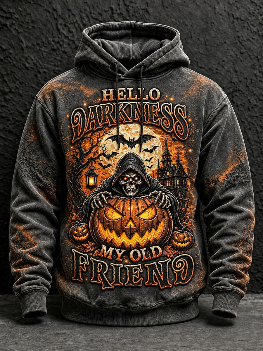Übergroßes Herren-Halloween-Kapuzenpullover