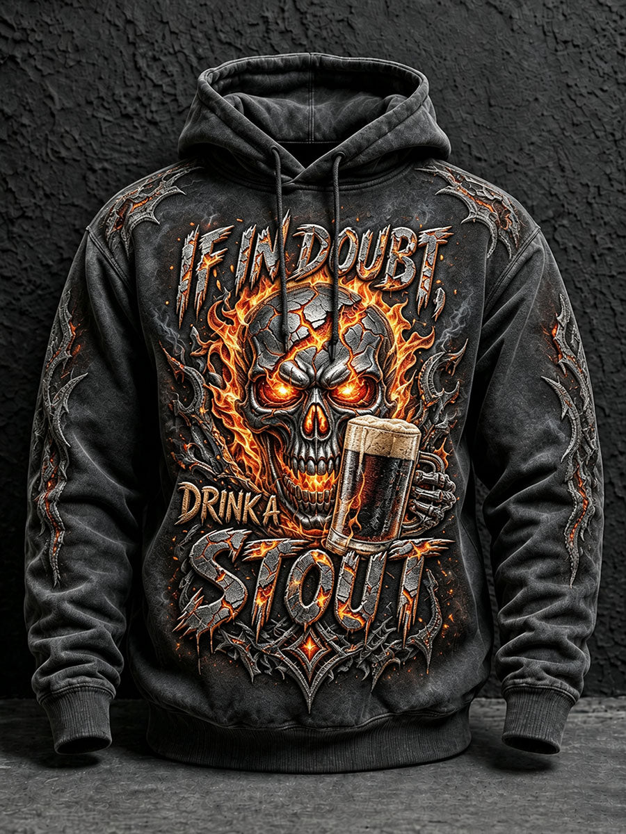 Übergroßes Herren-Halloween-Kapuzenpullover