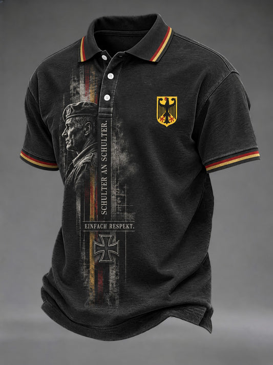 Herren-Deutschland-Volkstrauertag-T-Shirt mit Aufdruck