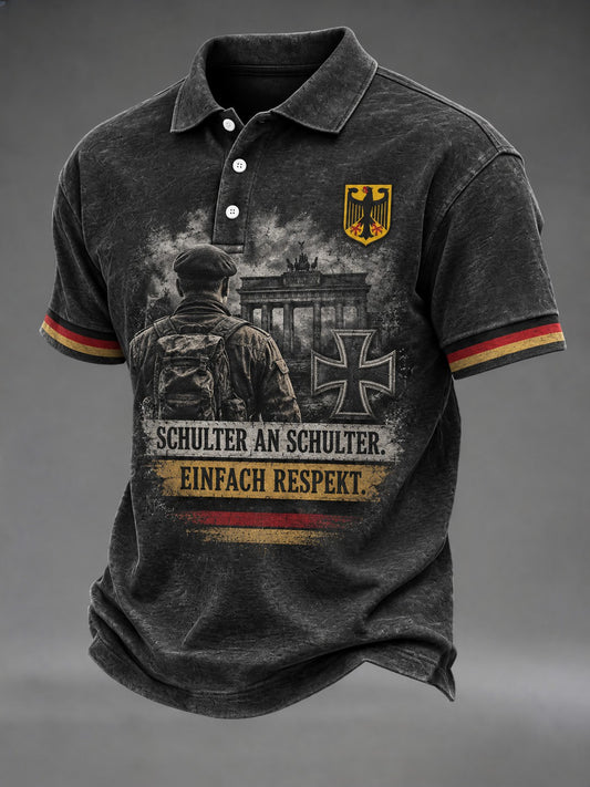Herren-Deutschland-Volkstrauertag-T-Shirt mit Aufdruck