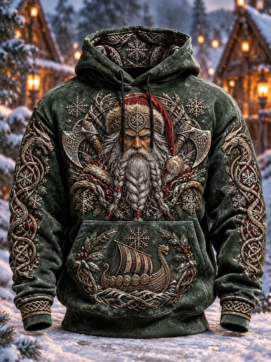 Herren Viking Santa Hoodies