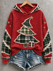 Weiblicher Weihnachtsbaum-Kunst-Hoodie